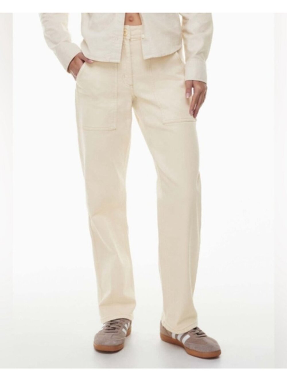 Aritzia Wilfred Free Modern Utility Pants / GD Birch